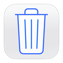 Trashcan empty icon